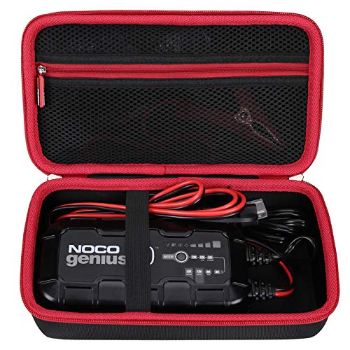 FBLFOBELI Hard Travel Case Compatible with NOCO GENIUS10/for Boost X GBX45 GB50 UltraSafe Jump Starter, Fully-Automatic Smart Battery Charger (Case Only)