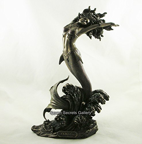 Preisvergleich Produktbild Yemaya Bronzefigur Meerjungfrau