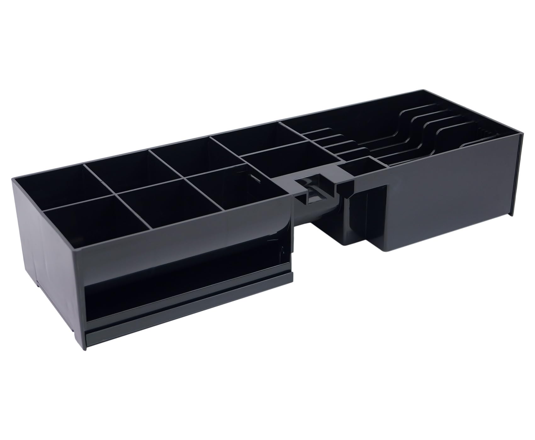 HDWR HD-WS46 Inserto para cajón de caja, 6 billetes y 8 monedas | Compartimentos ajustables, anchura de separadores regulable, bandeja de almacenaje