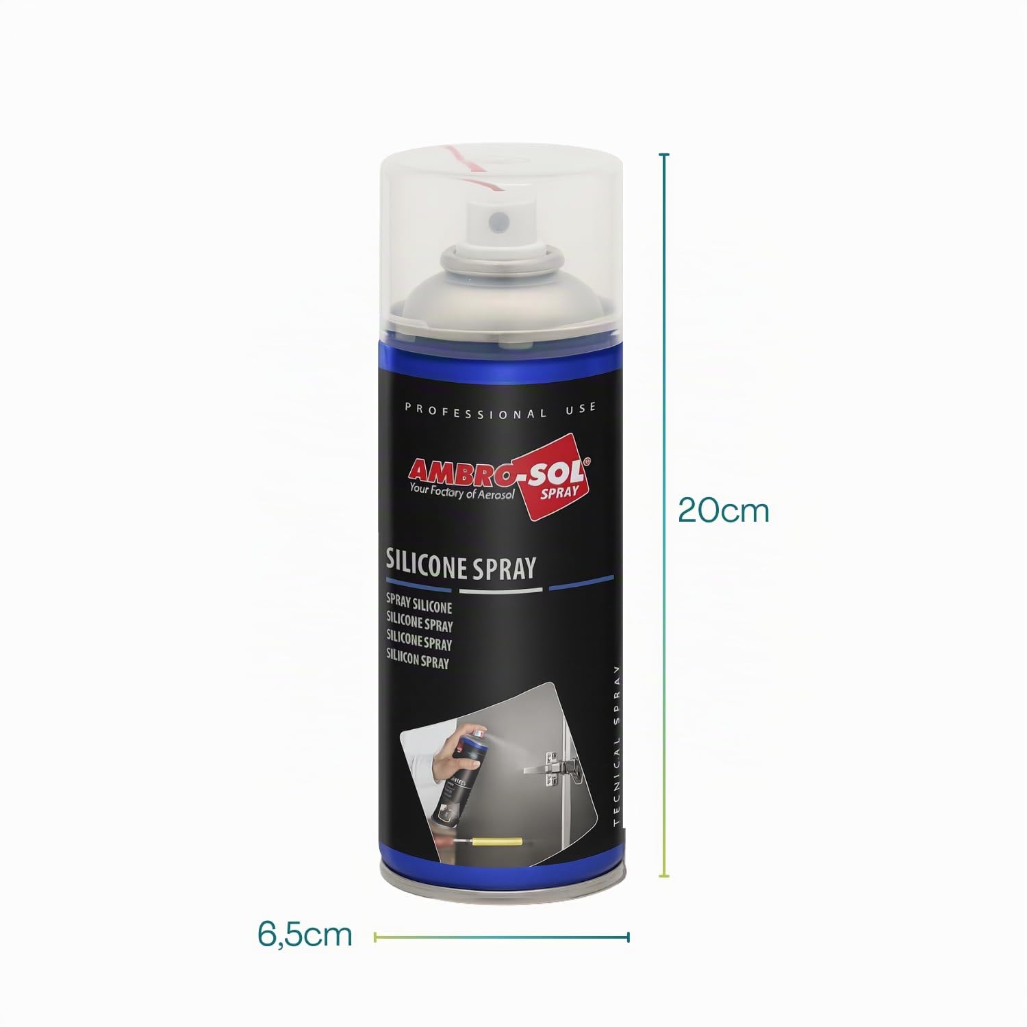 12 bombolette da 400ml Lubrificante al silicone spray anti frizione olio serrature anticorrosione plastiche, alta qualità, adatto a plastica, gomma, metallo, ecc