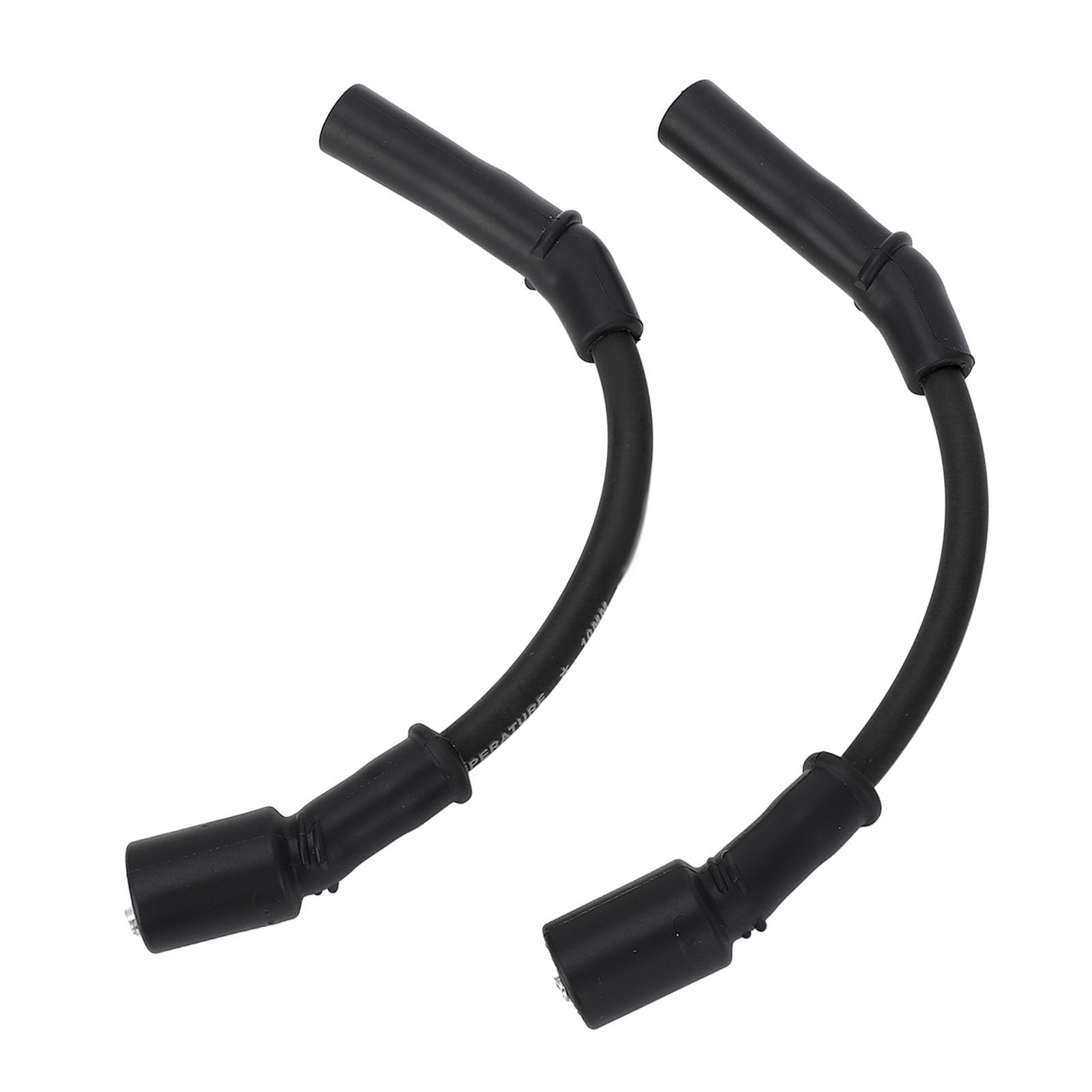 2 Pcs 10,4 Mm Filo per Candele Set Kit di Filo di Accensione a Spina Ad Alta Efficienza per Macchine in Serie XB9 XB12 (Nero)