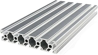 1pcs 20100 Aluminum Profile Extrusion, Length 100-1000mm European Standard Anodized Linear Rail for DIY CNC 3D Printer Workbench (Size : 500mm)