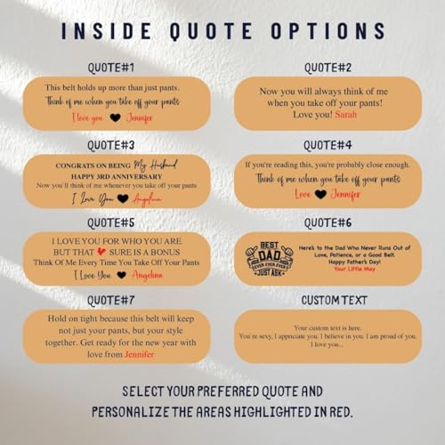 Personalized Gift for Men Pin Buckle Belt Custom Engraved Text Genuine Leather Belt for Grooms Father's Day3