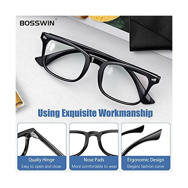 Blaulichtblockierende Brille, 5 Stück, Computerbrille für Damen/Herren, Anti-Überanstrengung der Augen – Bild 4