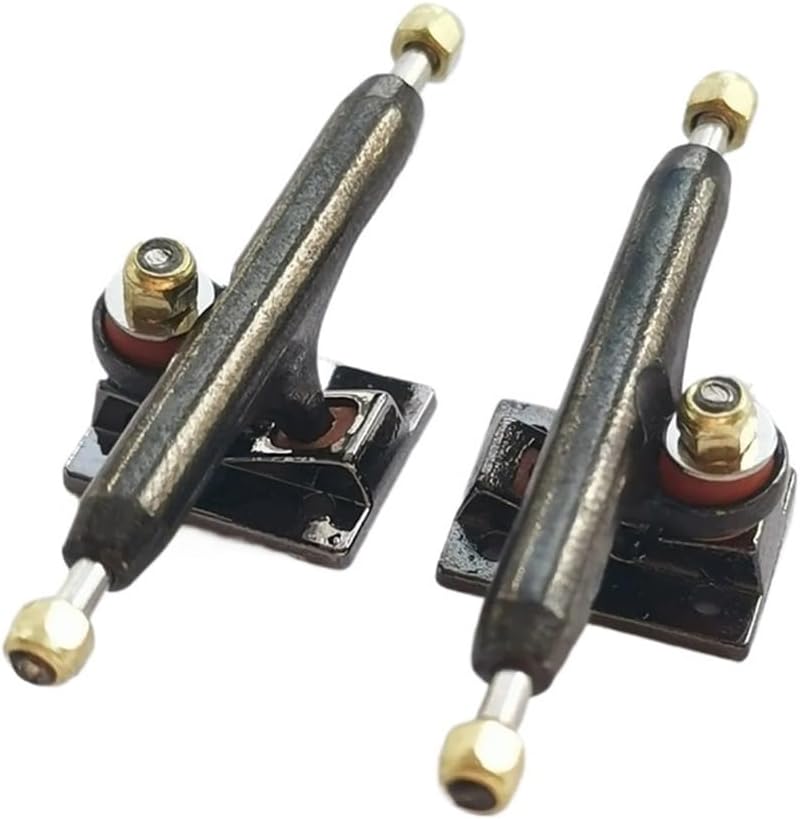 Fingerboard Trucks 1 Set of 34mm Fingerboard Brackets, Professionally Designed for Skateboards for Skateboard Wooden Deck Parts(Silver)