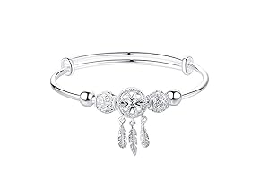Dream Catcher Tassel Feather Charm Bracelet: The Perfect Adornment for the Boho Spirit