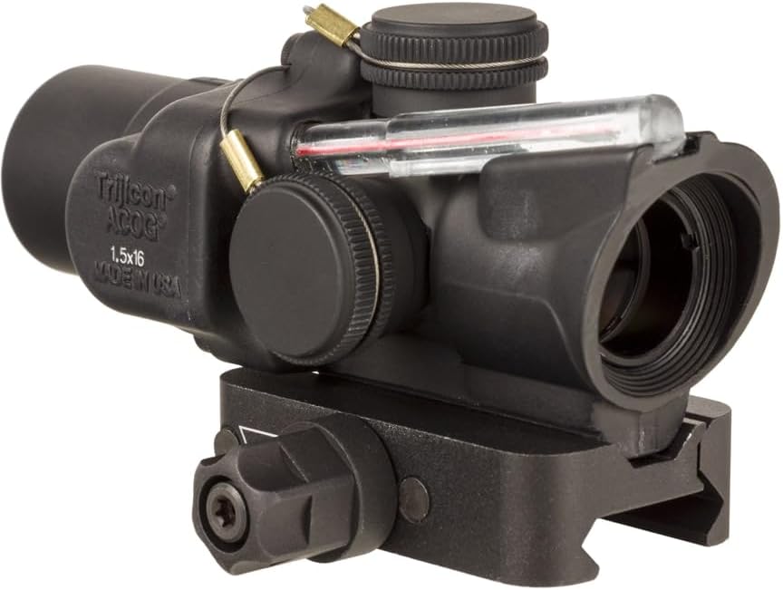 Trijicon Compact Dual Illuminated Low Height Q-LOC ACOG Scope, 1.5x16S, Red, Circle Dot 400331