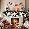 BVBOX Christmas Fireplace Mant... #1