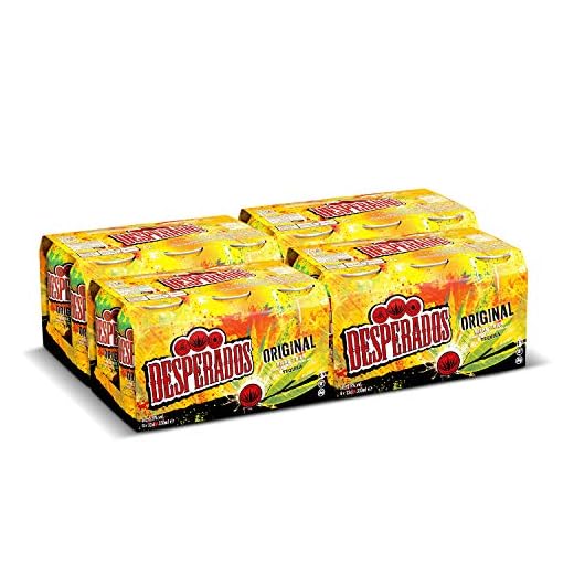 Desperados | Bière aromatisée Téquila | 33cl | Pack de 24 canettes