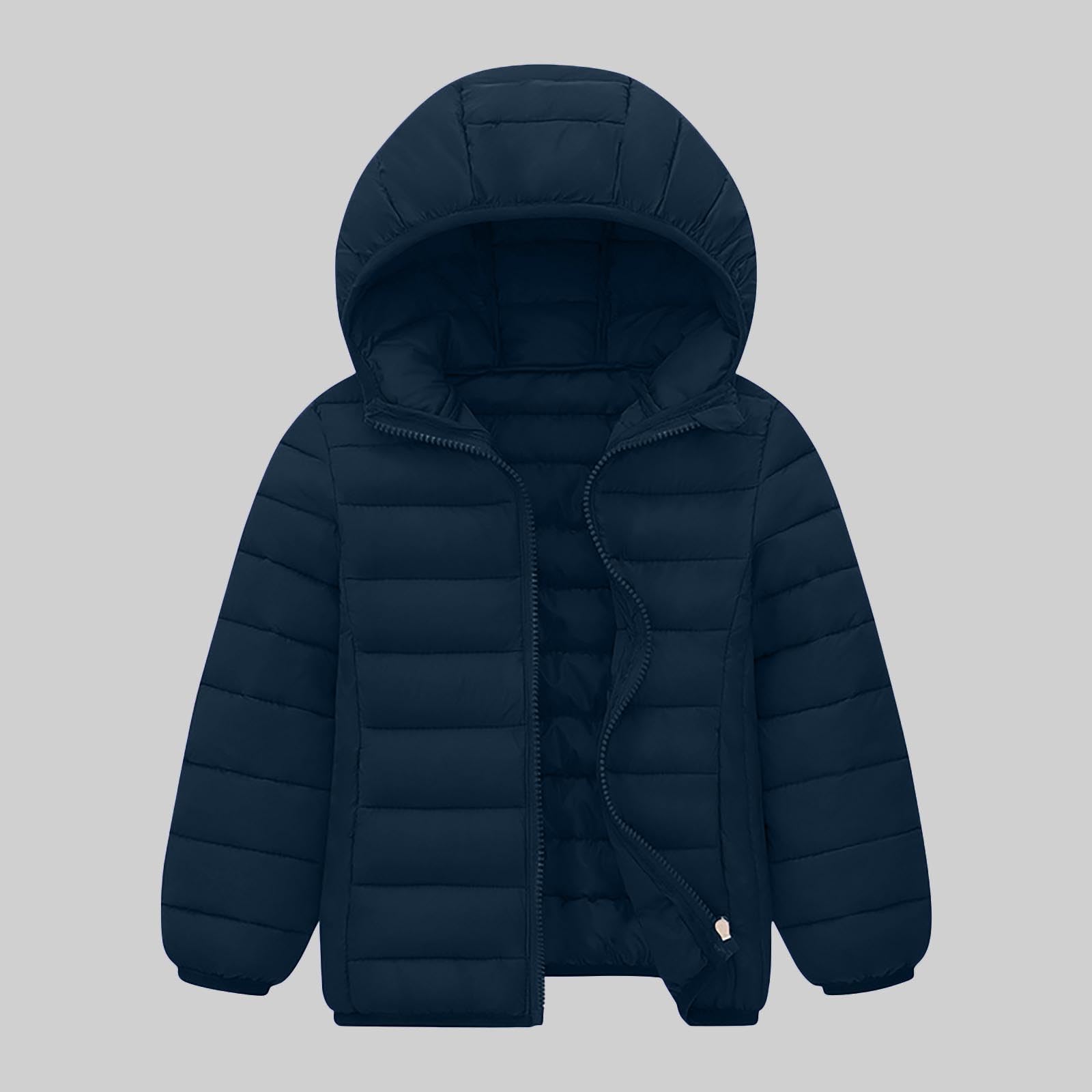 HAOLEI Abrigo Niño Niña Chaqueta Acolchada de Invierno para Niños Abrigos Acolchado con Capucha Traje de Nieve Cálido y Ligera para Niñas Ropa de Abrigo a Prueba de Viento Adolescente 4-12 Años