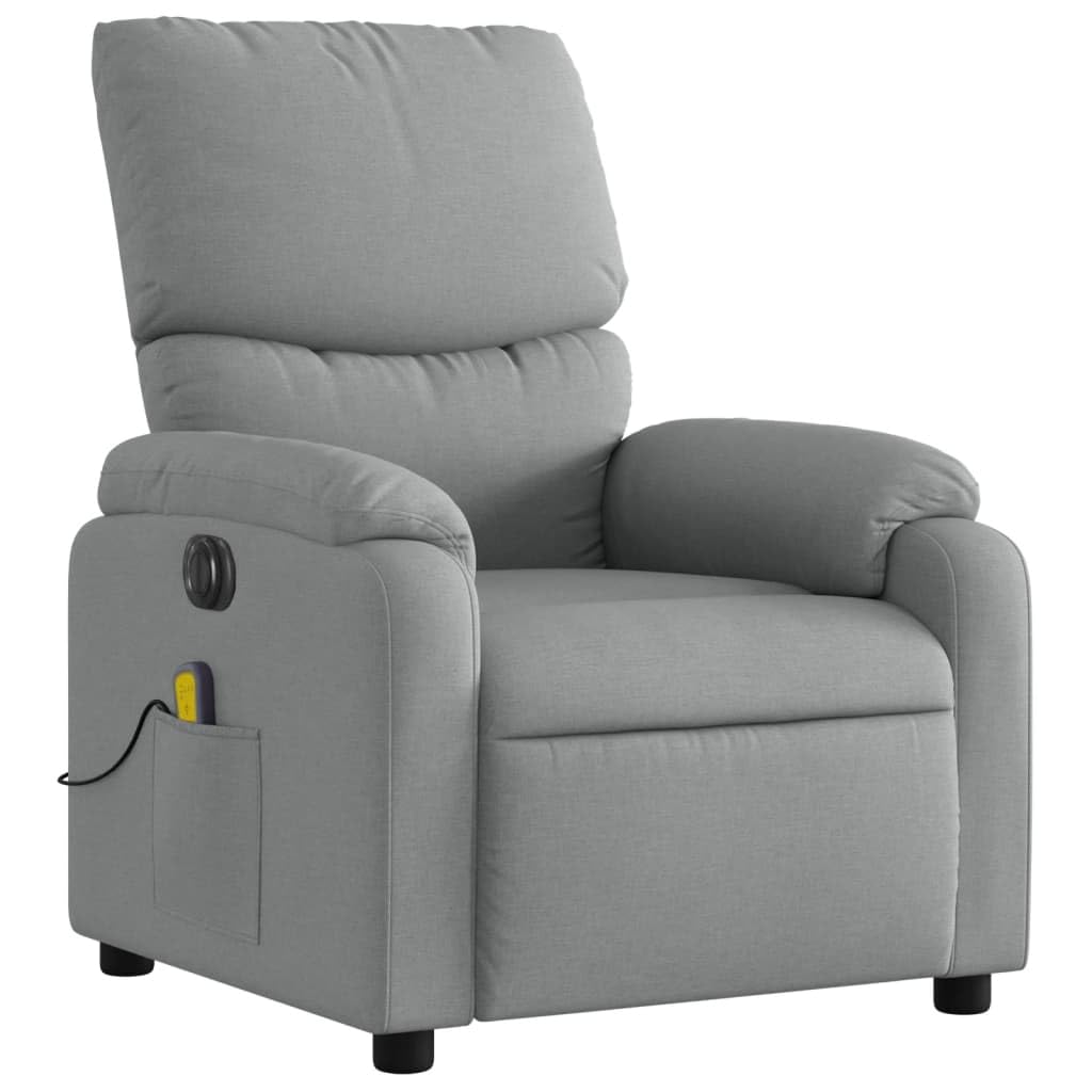 Sillón reclinable de Masaje eléctrico Tela Gris Claro, Sillón De Relax, Sillon Masaje Relax, Sillon Relax Electrico, Hogar Sillon Relax, Sillones Comodos, Sofa Tantra - 3204812