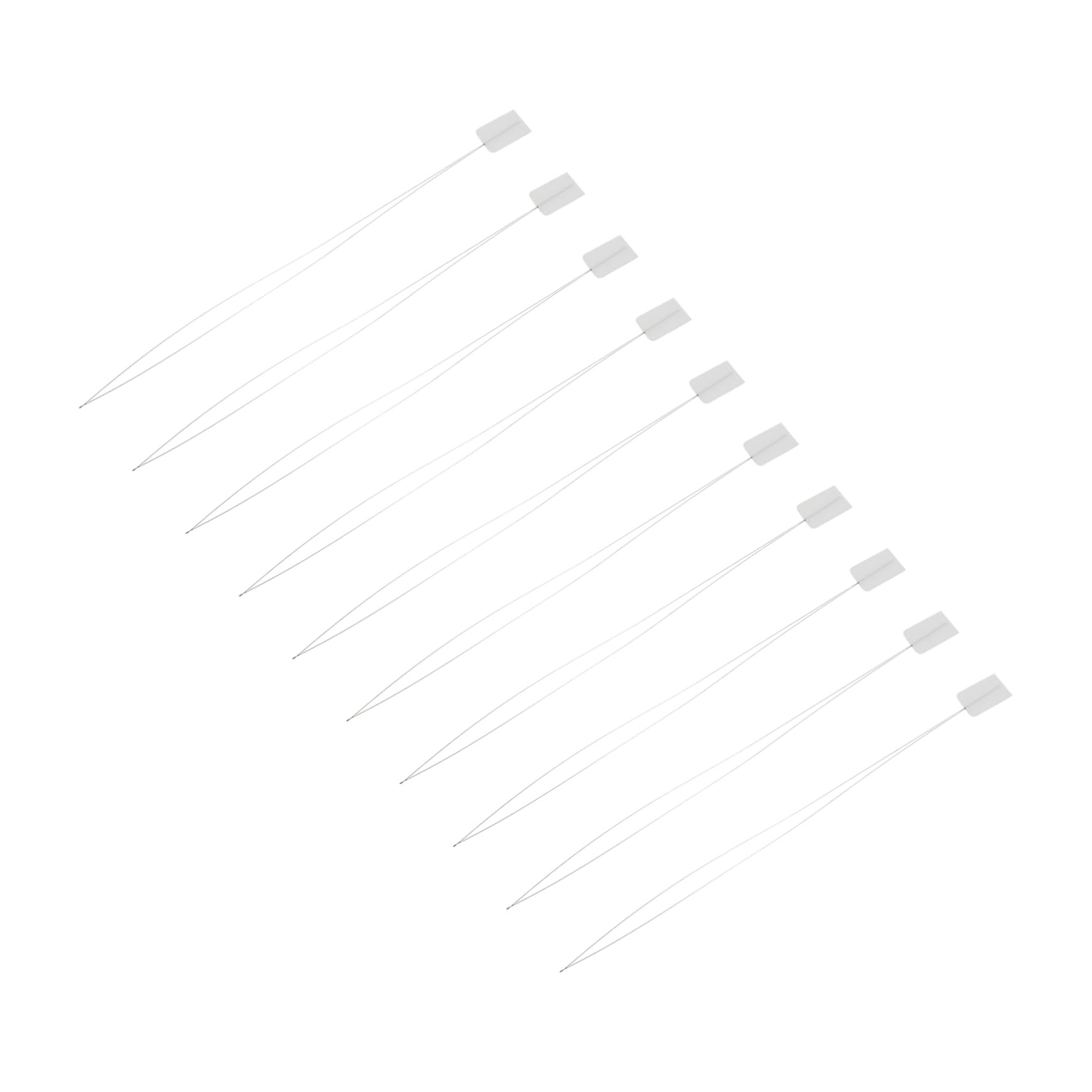 KONTONTY DIY Beading Embroidery Needles Set 10 Pieces Ideal for Necklace Bracelet Making Small Portable Size