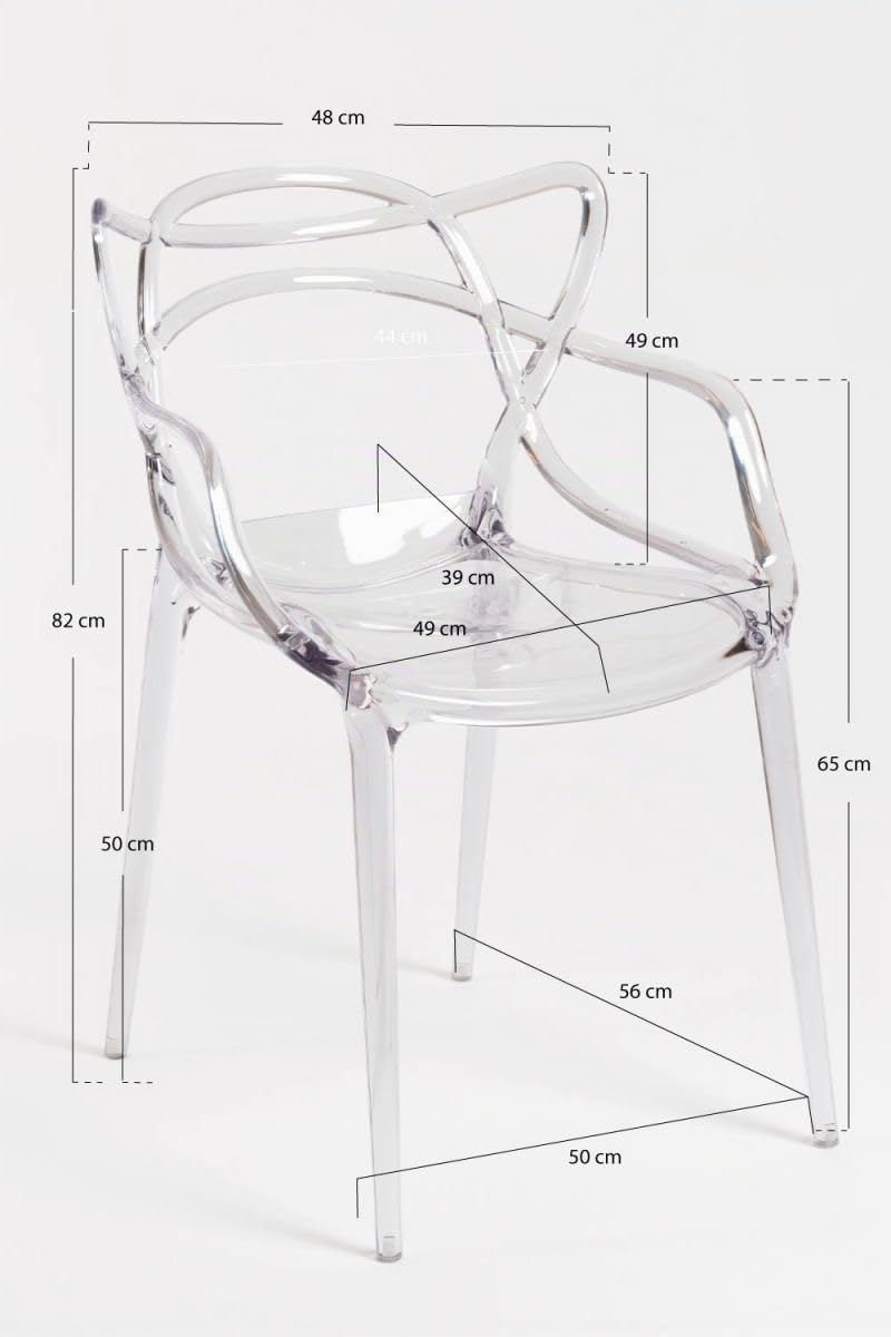 Regalos Miguel - Sillas Comedor - Silla Korme Transparente - Transparente