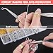 Earring Making Supplies Kit, Caffox 2900pcs Earring Hardware Pieces Repair Parts with Earring Hooks Posts Backs and Jump Rings for Making Earrings Studs and Jewelry Making (Silver & Gold)