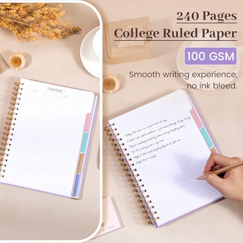 Image of Spiral Notebook, Purple