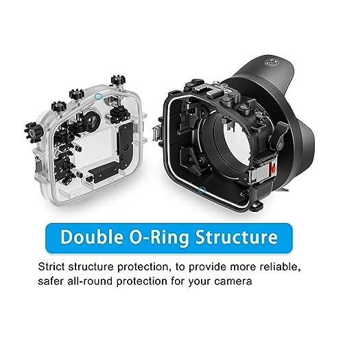 Ficha técnica Sea frogs Carcasa de cámara subacuática compatible con Fujifilm X-T5 para XC 16-50 mm 1:3.5-5.6 con lente gran angular IPX8 40 m 130 pies de profundidad máxima de buceo impermeable para buceo surf - Fernando Cortés Ficha técnica Sea frogs Carcasa de cámara subacuática compatible con Fujifilm X-T5 para XC 16-50 mm 1:3.5-5.6 con lente gran angular IPX8 40 m 130 pies de profundidad máxima de buceo impermeable para buceo surf - Fernando Cortés