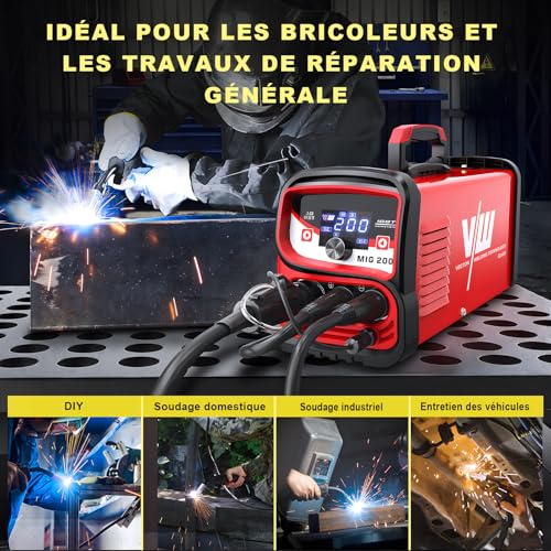 Poste de soudage à fil fourré VECTOR WELDING pour atelier et garage - 8