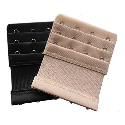 Lalagouk Women’s Bra Strap Extenders 3x4 Hook,2 Pack (mixed color) Cover