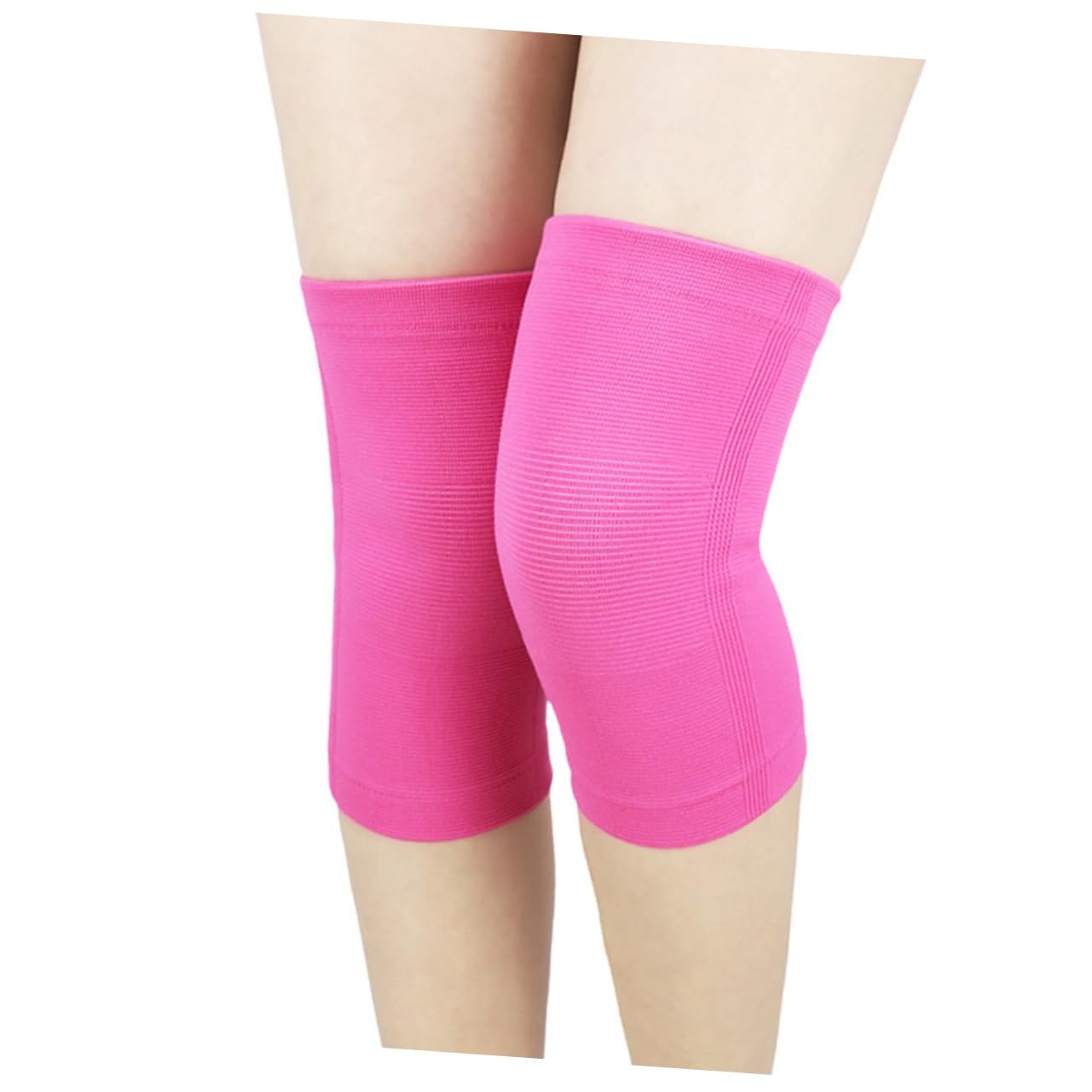 IWOWHERO 1 Pair Sports Kneecap Pads Support Braces for Basketball Football Running Hiking Comfortable Elastic Sleeves for Workout