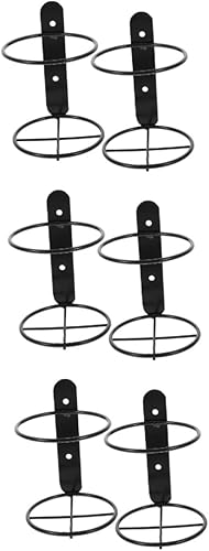 LIFKOME Estante de vino montado en la pared, soporte para botellas de cerveza, soporte para toallas de baño, soporte de metal para vino, estante de