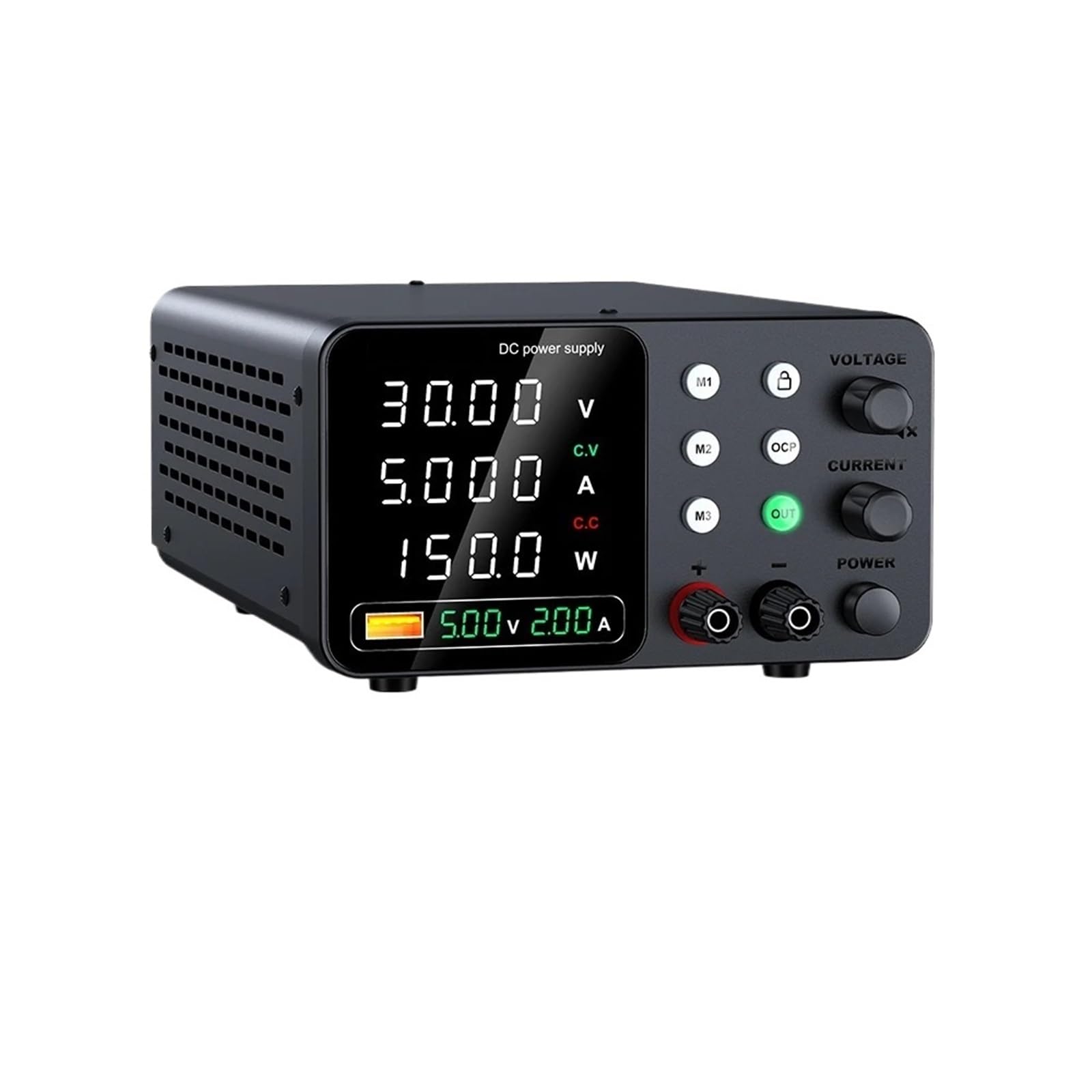 Alimentation CC de laboratoire TPS-C305 stop aux composants brûlés grâce au courant préréglé 30V