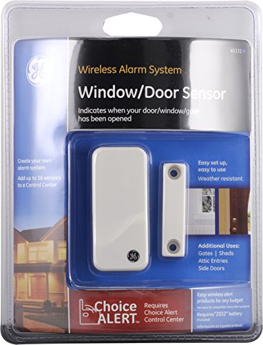 GE 45131 Choice Alert Wireless Alarm System Window/Door Sensor