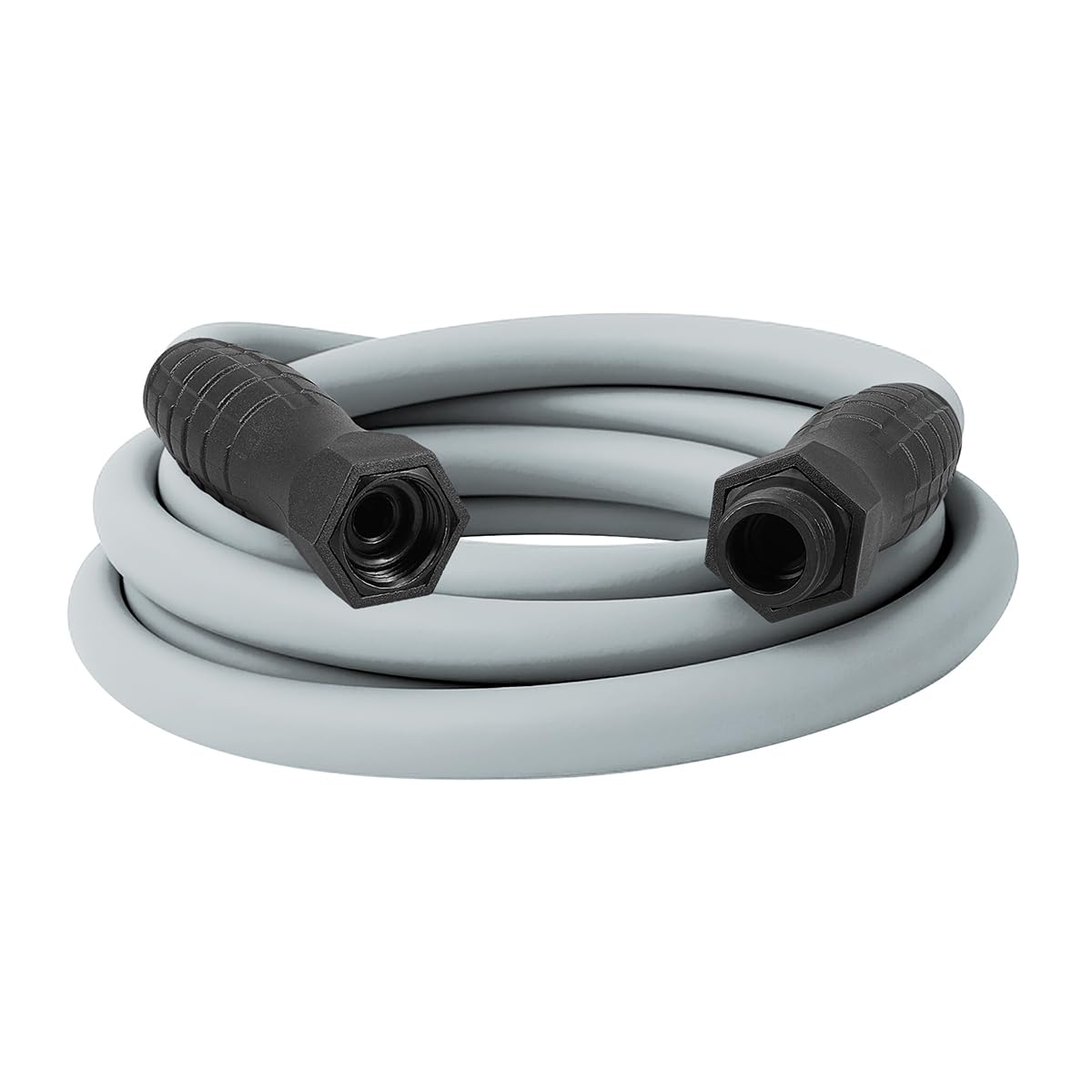 Flexzilla HFZC510GYS-E Colors SwivelGrip Garden Hose, 5/8" x 10', 3/4"-11 1/2 GHT Fittings, Grey, Slate Gray, 10Ft