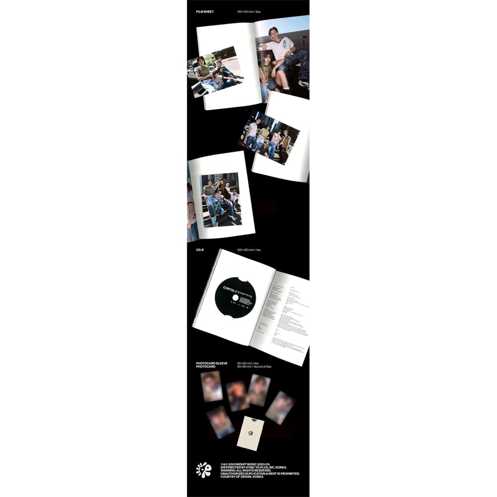 CORTIS [1. album EP COLOR OUTSIDE THE LINES] (Scena 3 Ver.) + zestaw 3 dodatkowych fotokartek