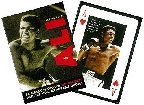 signs-unique Muhammad Ali 52 Playing Cards + Jokers (Gib)