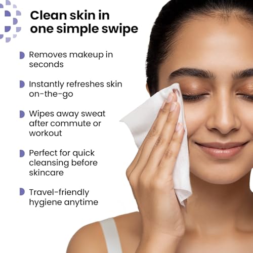 Image of Kaya Refreshing Mattifying Wipes | Vitamin E & Chamomile Extracts | Face | Cleansing | For Acne Prone Skin | 30