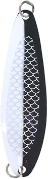 SILVER HORDE 4131-111-911 Kingfisher Lite Fishing Spoons, Cop Car, 3.5"
