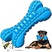 Dog Toys for Aggressive Chewers Large Breed, Durable Dog Bones Squeaky Dog Chew Toy, Nearly Indestructible Dog Toys for Large Dogs, Tough Natural Rubber Puppy Chew Toys for Medium Dog Teeth Cleaning