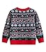 Remimi Boys Christmas Sweater Girls Funny Xmas Green Dinosaur Sweatshirt Ugly Crewneck Party Knitted Jumper 5-6 Years