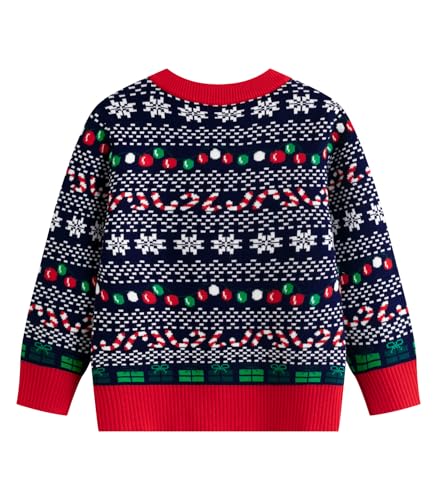 Image of Remimi Kids Christmas Sweater for Toddler Girls Boys Holiday Pullover Top