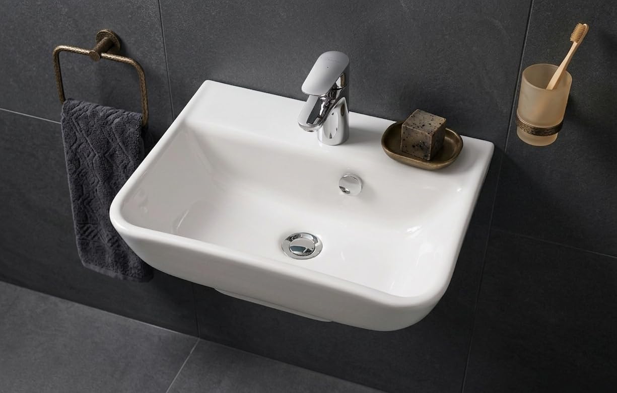 Jacob Delafon Lave-Mains Struktura en céramique Non meulé, Blanc, 45 cm