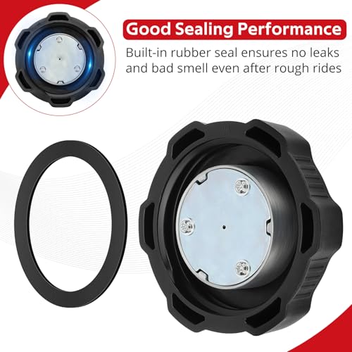 Image of JAVIK Gas Cap Fuel Cap for Yamaha Big Bear 400 350 250 Grizzly 660 600 450 400 350 Warrior Wolverine Blaster Kodiak Banshee OEM# 1UY-24610-00-00 5KM-24610-00-00 5MV-24610-00-00