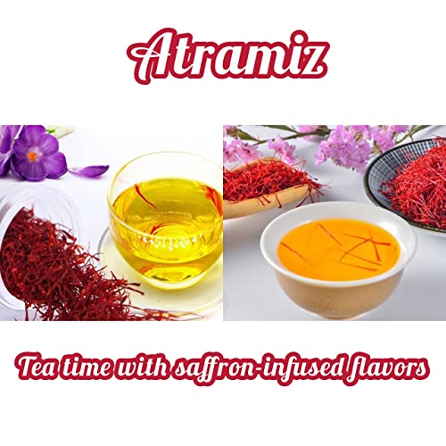 Pure Super Negin Saffron Threads, Quality Saffron For Saffron Tea, And Saffron Supplements, Organic Saffron Spice Good For Vegan Healthy Diet, Used For Saffron Extract (3G) #TOP5