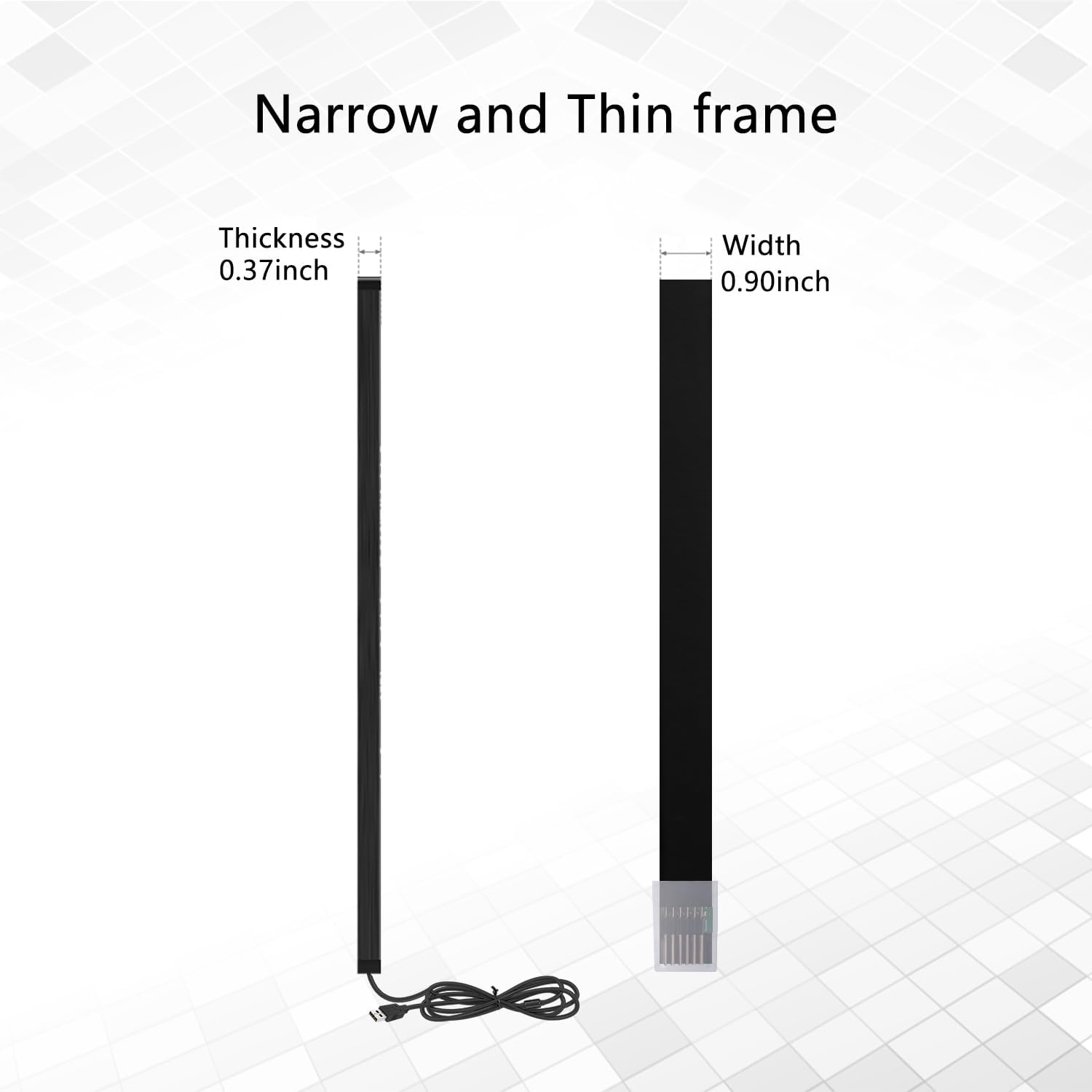 GreenTouch 86 inch IR Touch Overlay Infrared Multi Touch Frame Without Glass Plug and Play For White Board…
