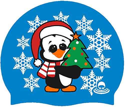 AMLESO Silicone Swim Cap Swimming Cap Comfortable Headgear Flexible Waterproof Training Swimming Hat Bathing Cap For Surfing Sailing White