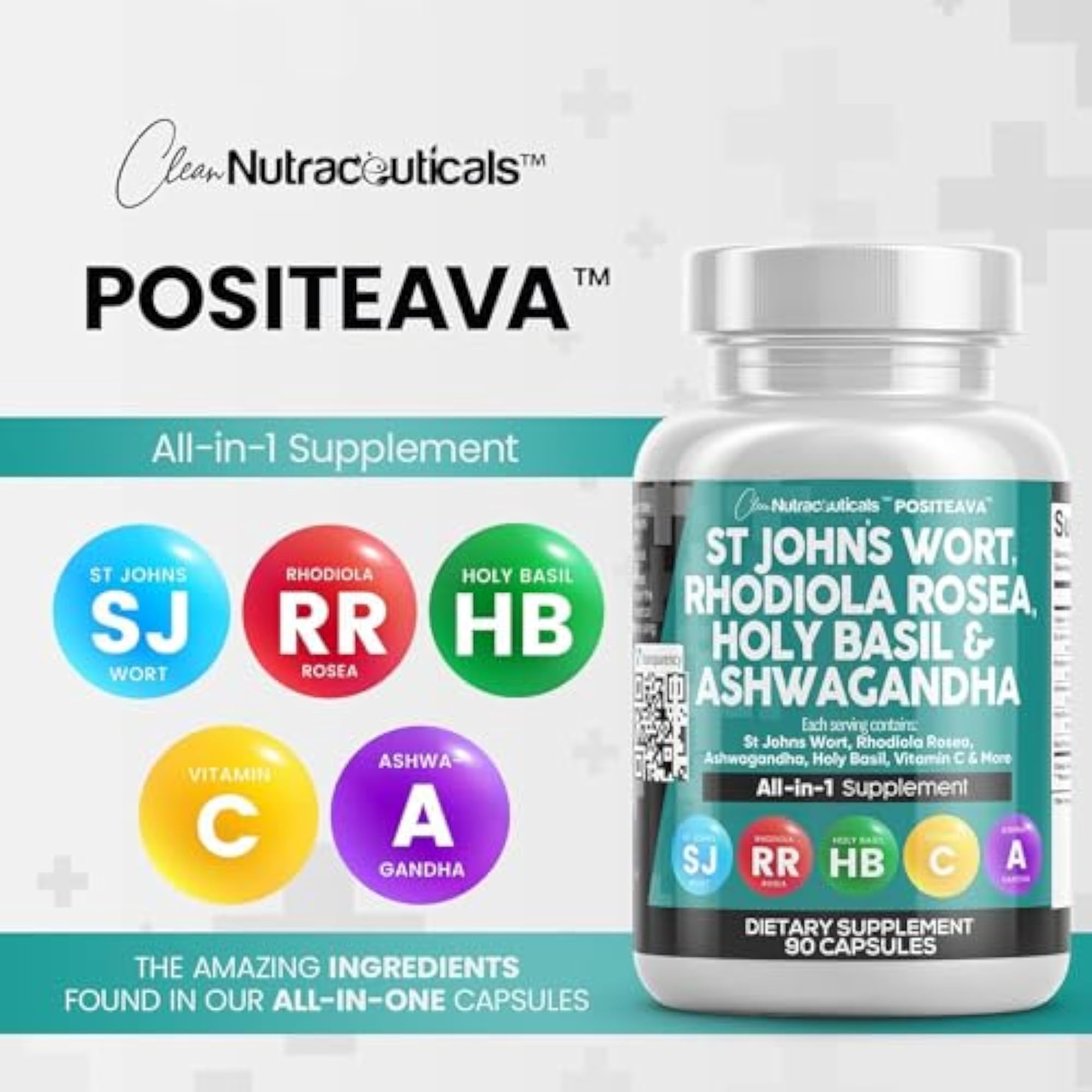 St Johns Wort Mood Support Supplement, 10000mg