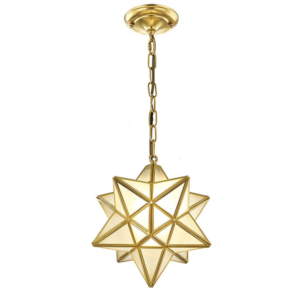 Lustre industriel vintage étoile pour ambiance loft et salon