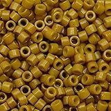 DELICA BEAD SHAPE: Miyuki Delica beads feature a smooth, uniform cylinder shape designed for even spacing and alignment in bead weaving, embroidery, and jewelry projects WIDE RANGE OF COLORS & FINISHES: Miyuki Delica 11/0 beads come in a broad spectr...