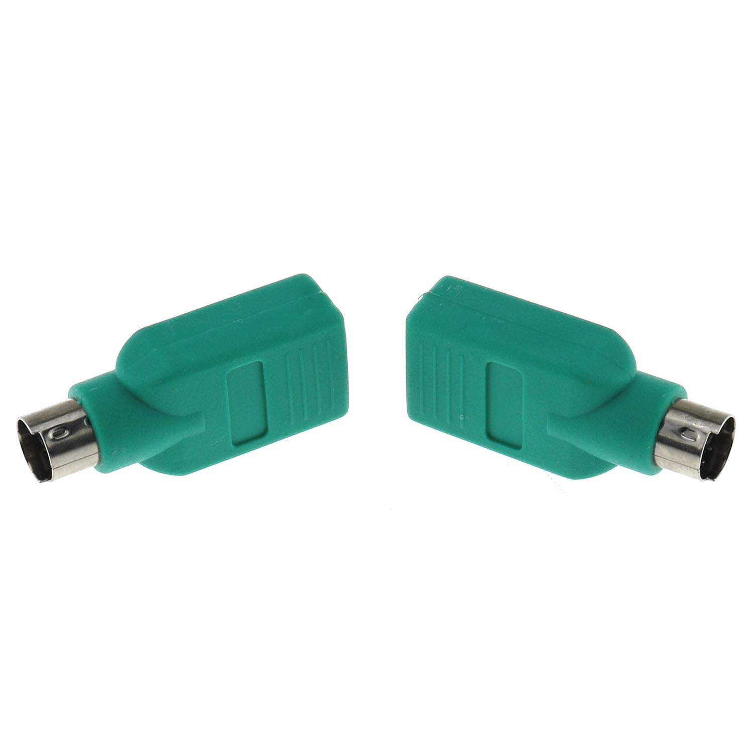 DGZZI Adaptador USB a PS2, 2 unidades, USB hembra a PS/2 macho, adaptador convertidor para ratón y teclado