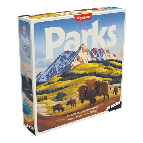 asmodee, Parks (2ª Edição), Jogo de Tabuleiro, 1 a 5 jogadores, Idade 10+, 60min por partida