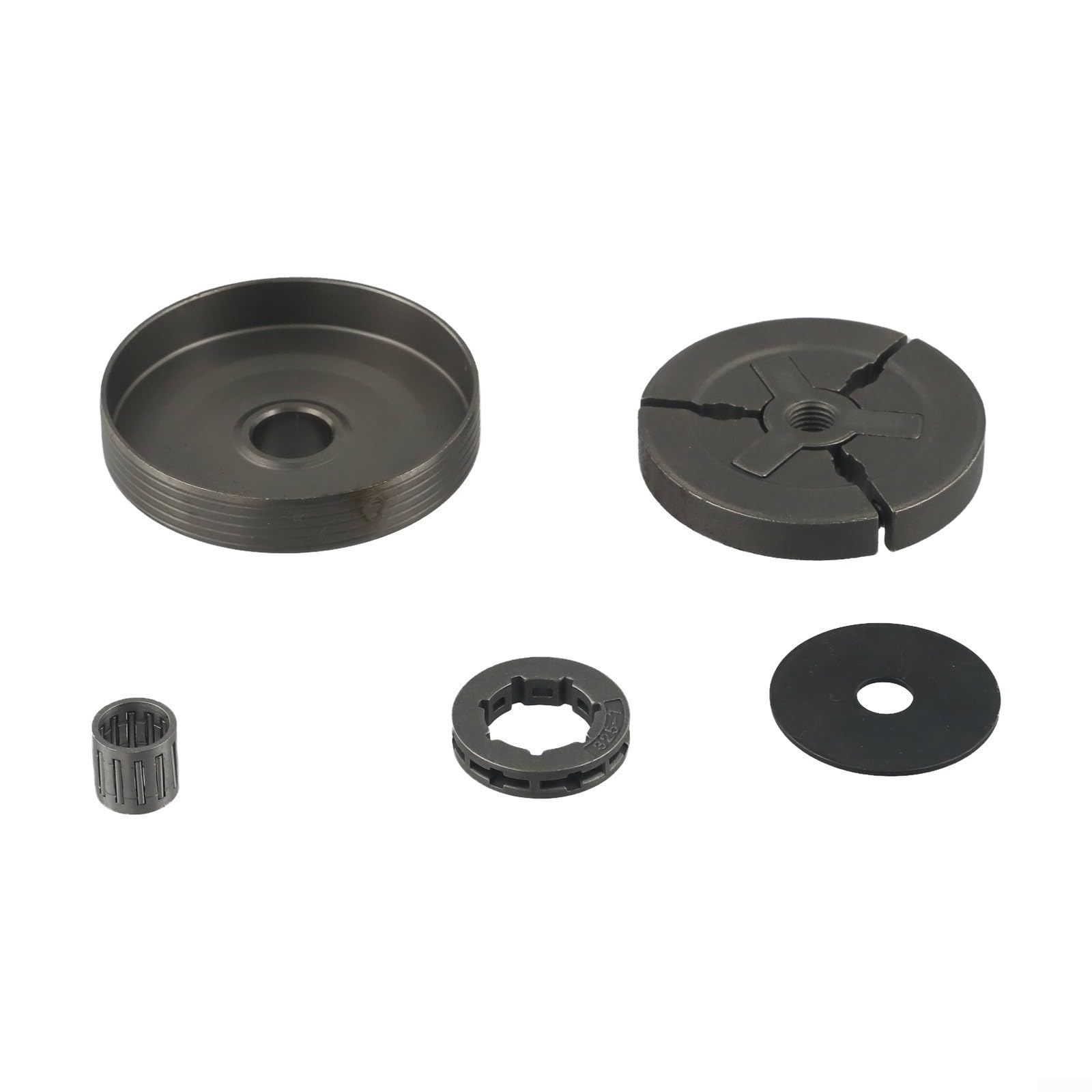 Kit di montaggio frizione compatibile con motoseghe cinesi 4500 5200 5800 e motori da 45 cc, 52 cc, 58 cc