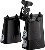 Vista 1 de Meinl Percussion SLTRI-BK - Campana triple de acero con recubrimiento en polvo negro