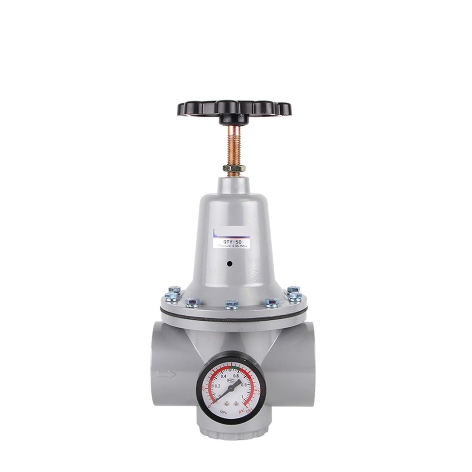 Réducteur de pression pneumatique QTY-25 avec manomètre haute précision DN25 1 pouce