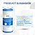 GOLDEN ICEPURE PP10BB-CC Whole House Water Filter Cartridge, 5 Micron 10" x 4.5" FXHTC Sediment and Carbon Water Filter Replacement Cartridge for GXWH40L, GXWH35F, GNWH38S, RFC-BBSA, WRC25HD