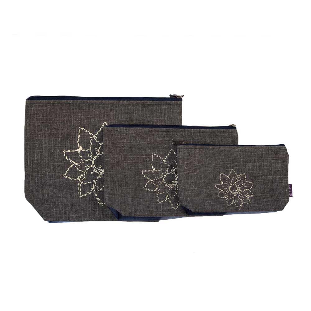 Della Q Bolsa Conjunto, Carbón, Size S-M-L, 3