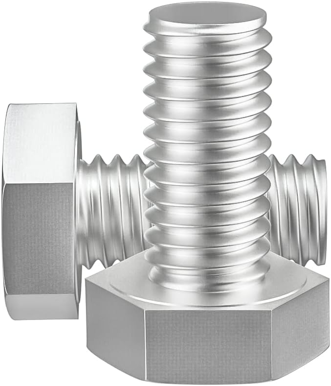 5/16-18 x 3/4" (1/2 to 6" Optional) Hex Head Screw Bolts, Stainless Steel 18-8 (304), Fully Threaded, 30pcs